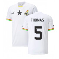 Koszulka piłkarska Ghana Thomas Partey #5 Strój Domowy MŚ 2022 tanio Krótki Rękaw
